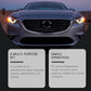 🚘 Car headlight restoration fluid, improved crystal coating that reduces blurring