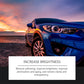 🚘 Car headlight restoration fluid, improved crystal coating that reduces blurring