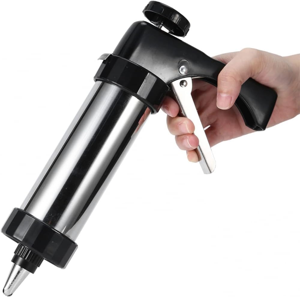 🔥HOT SALE 50% OFF🔥Stainless Steel Cookie Pres with 13 Discs & 8 Nozzles