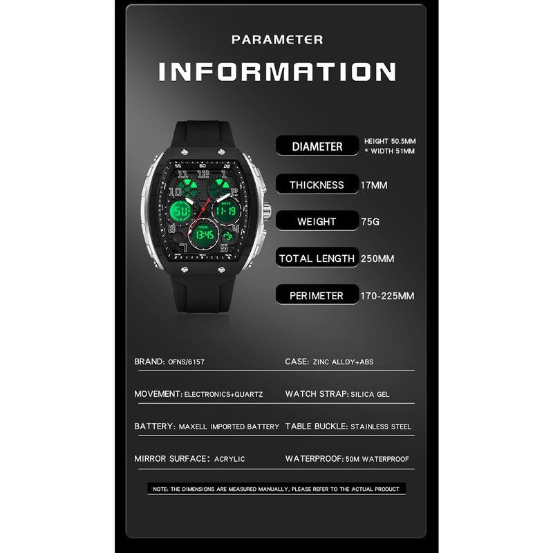 🎁Meet Christmas 50% OFF🎄Sporty luminous digital automatic men's watch