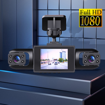 4-Lens 360° View Car Dash Cam