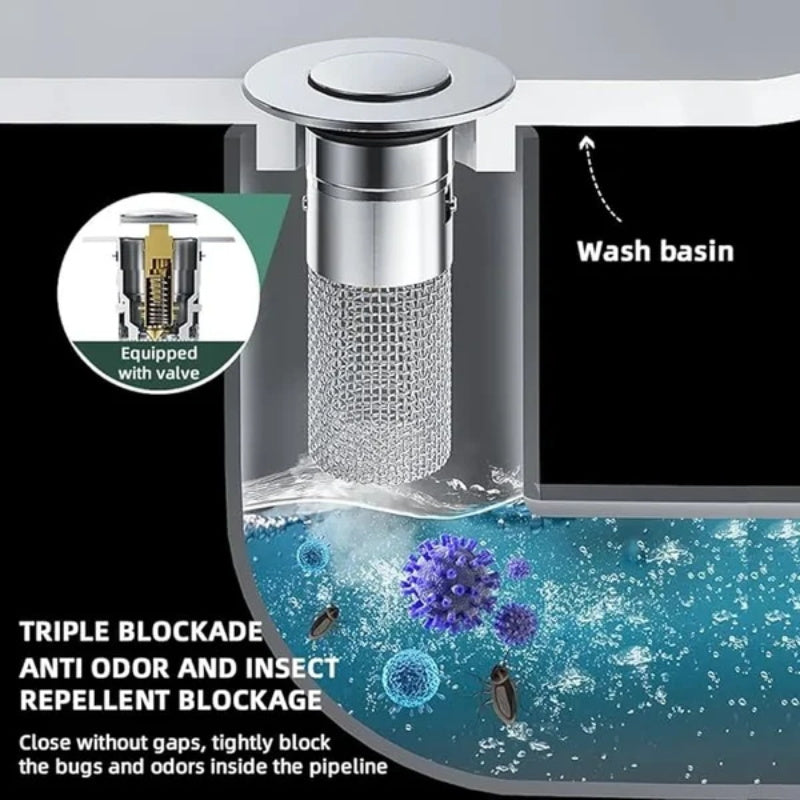 🎁💥LAST DAY SALE 57% OFF!!🔥Stainless Steel Floor Drain Filter