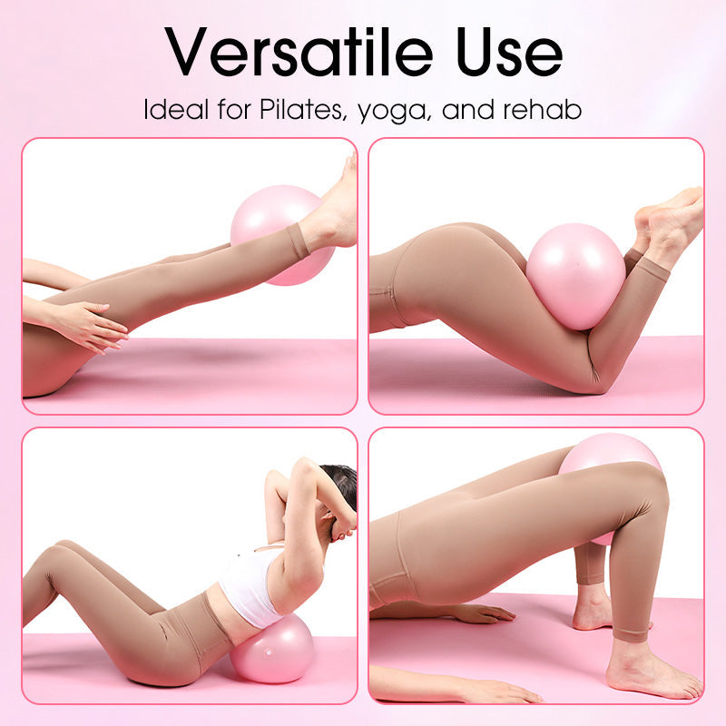 🤸‍♀️ 50% OFF! ⚽ 9-Inch Pilates Ball – Anti-Burst, Pump Included & Ideal for Fitness 📦💪