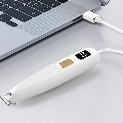 Pet-safe electric shaver with LED light