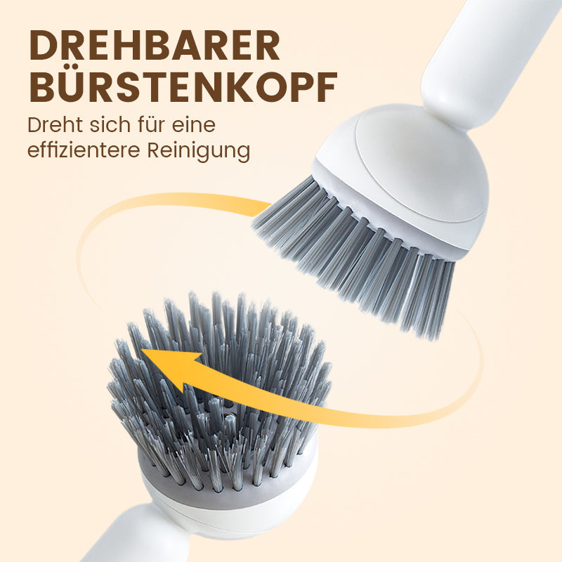🌟BUY 2, GET 1 FREE! ✨Rotating cleaning brush with long handle for dishes and pots