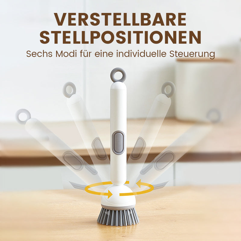🌟BUY 2, GET 1 FREE! ✨Rotating cleaning brush with long handle for dishes and pots