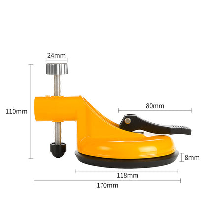 High-performance suction cup tile aligner