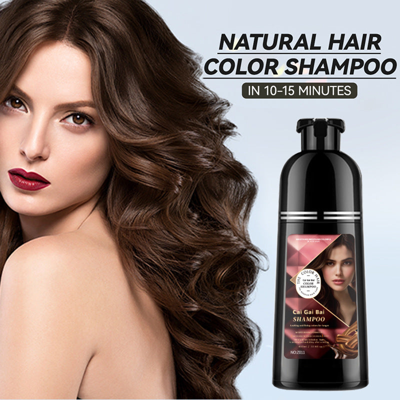 🍎 NOW 50% OFF!✨ Instant hair colouring shampoo with herbal extracts for men and women