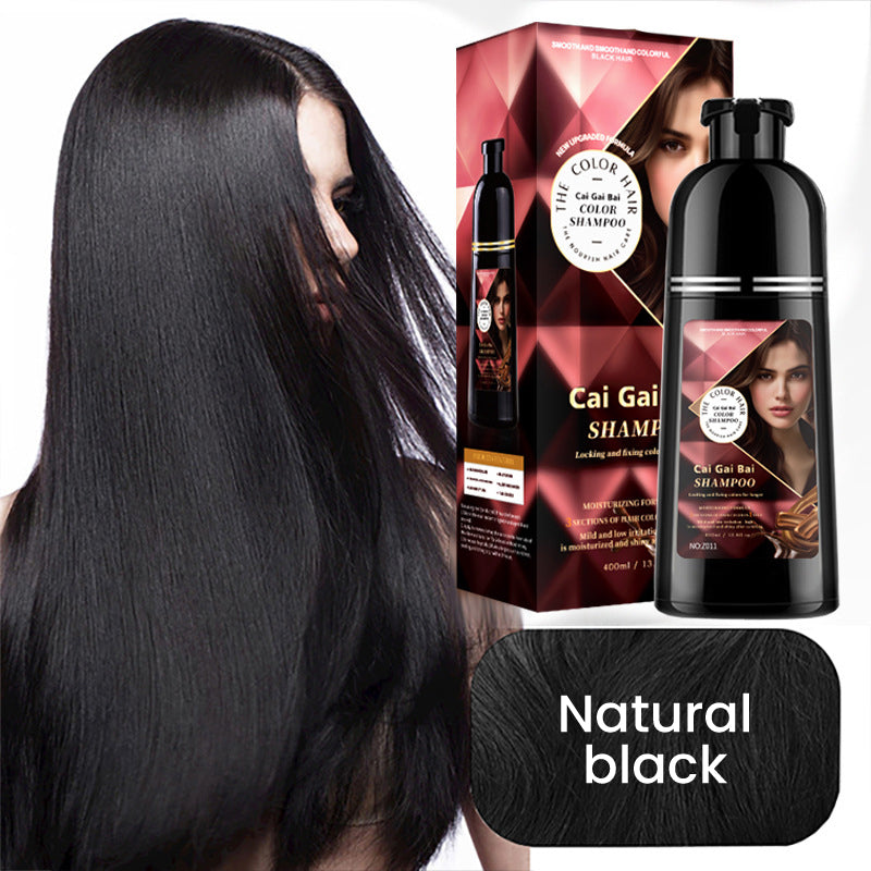 🍎 NOW 50% OFF!✨ Instant hair colouring shampoo with herbal extracts for men and women