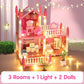 📢📢49% OFF!!⏰DIY Luminous Princess Castle Dollhouse