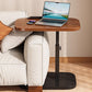 C-shaped adjustable folding table