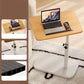 C-shaped adjustable folding table