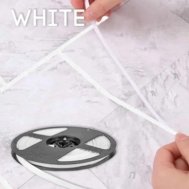 Ceramic Tile Gap Mildewproof Waterproof Self-Adhesive Caulk Strip 🛠️✨ – No More Dirty Gaps! 🚫🦠 Easy DIY, Long-Lasting Seal for Tiles, Sinks & Tubs