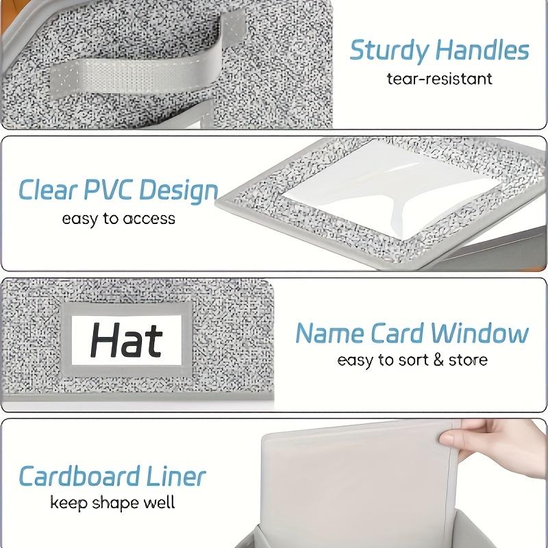 🧢 60% OFF! 🎉 Stackable storage boxes for caps – Space-saving, dust-free and with transparent sides 📦📦