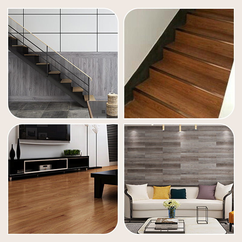 （36 in × 6 in × 1/8 in）🏠 Wood Grain Peel and Stick Floor Tiles ， Self-Adhesive, Waterproof & Easy DIY Installation 🌿