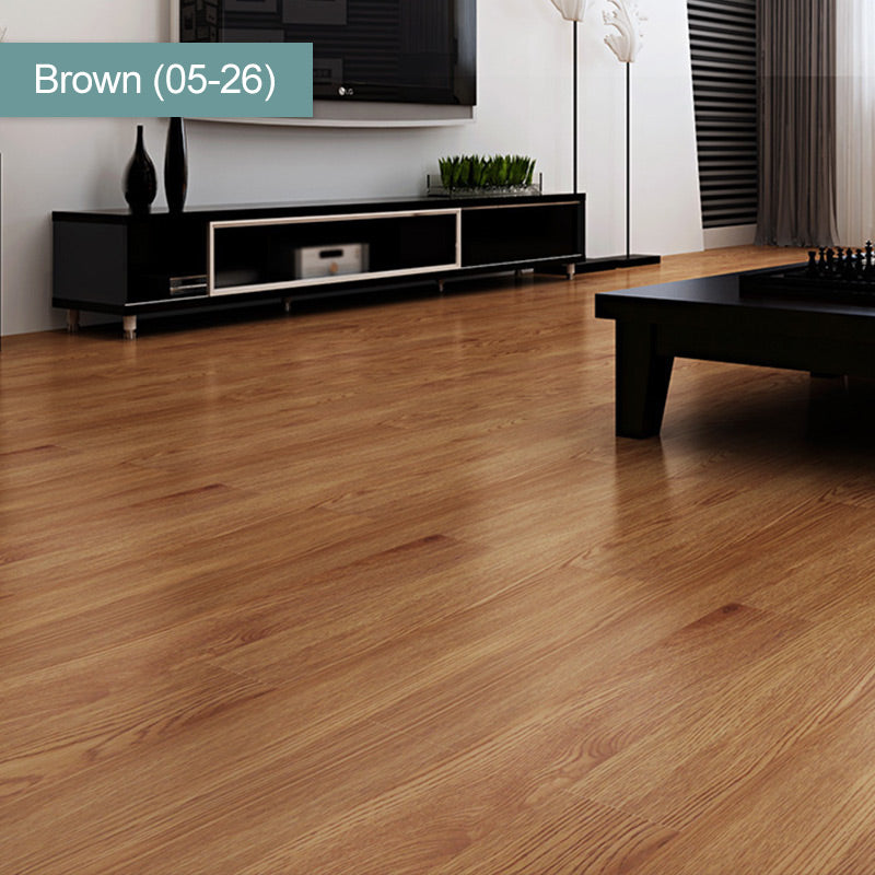 （36 in × 6 in × 1/8 in）🏠 Wood Grain Peel and Stick Floor Tiles ， Self-Adhesive, Waterproof & Easy DIY Installation 🌿