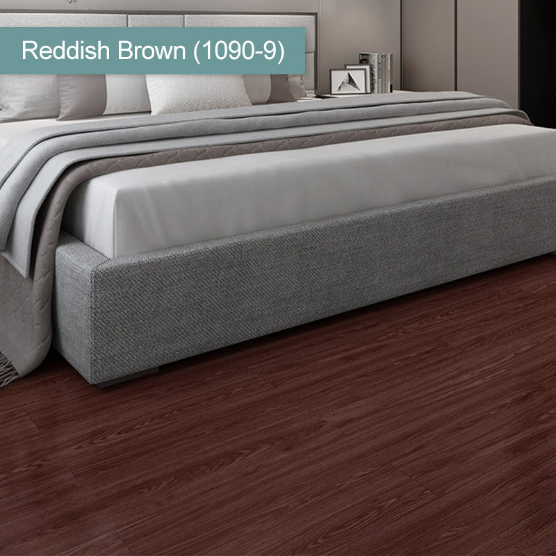 （36 in × 6 in × 1/8 in）🏠 Wood Grain Peel and Stick Floor Tiles ， Self-Adhesive, Waterproof & Easy DIY Installation 🌿