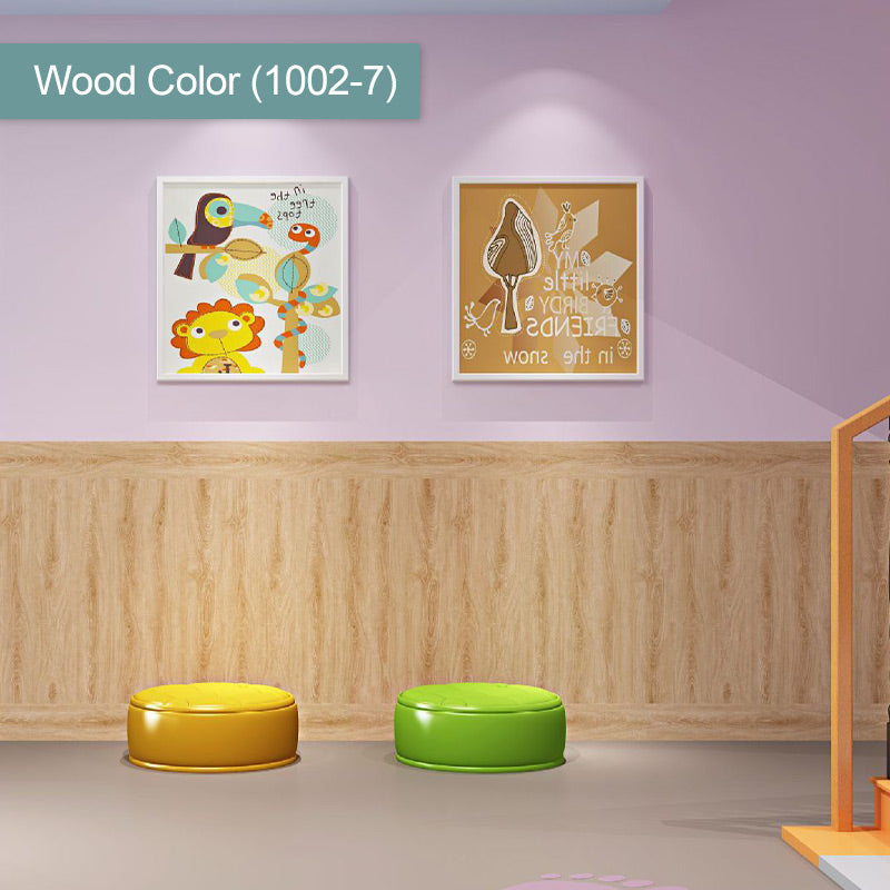 （36 in × 6 in × 1/8 in）🏠 Wood Grain Peel and Stick Floor Tiles ， Self-Adhesive, Waterproof & Easy DIY Installation 🌿