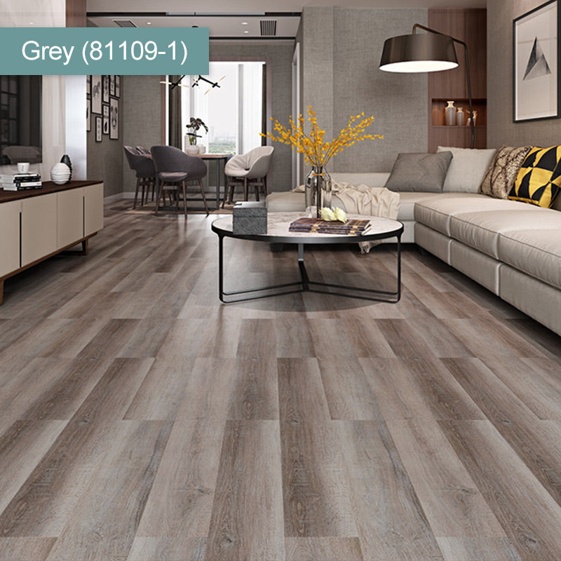 （36 in × 6 in × 1/8 in）🏠 Wood Grain Peel and Stick Floor Tiles ， Self-Adhesive, Waterproof & Easy DIY Installation 🌿