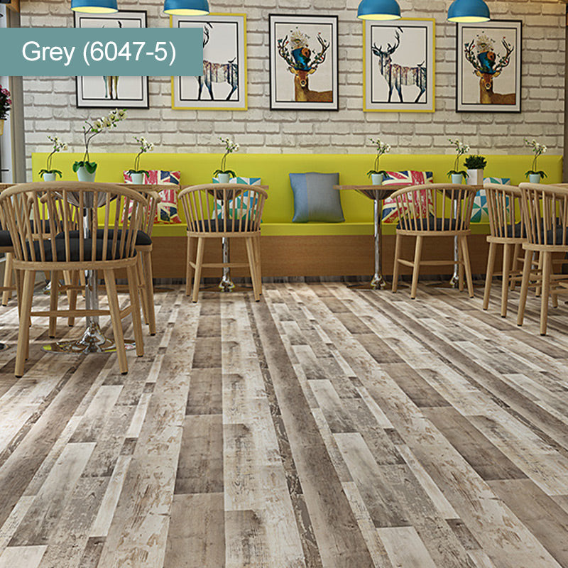 （36 in × 6 in × 1/8 in）🏠 Wood Grain Peel and Stick Floor Tiles ， Self-Adhesive, Waterproof & Easy DIY Installation 🌿