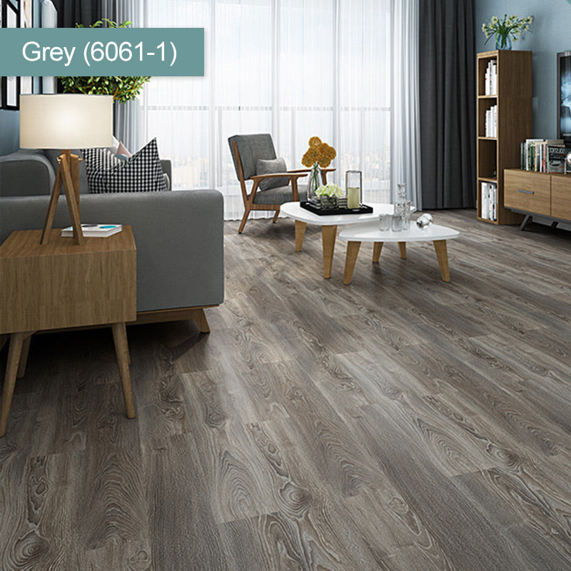 （36 in × 6 in × 1/8 in）🏠 Wood Grain Peel and Stick Floor Tiles ， Self-Adhesive, Waterproof & Easy DIY Installation 🌿