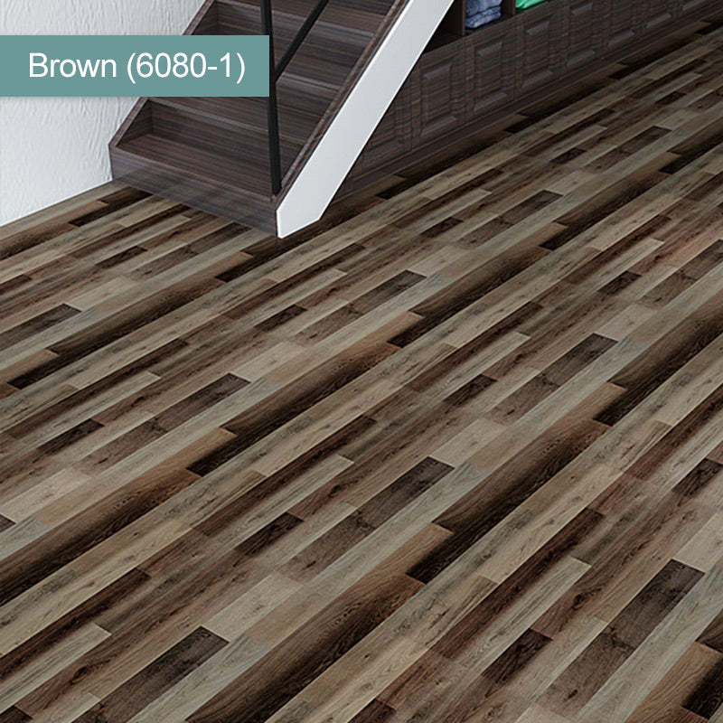 （36 in × 6 in × 1/8 in）🏠 Wood Grain Peel and Stick Floor Tiles ， Self-Adhesive, Waterproof & Easy DIY Installation 🌿