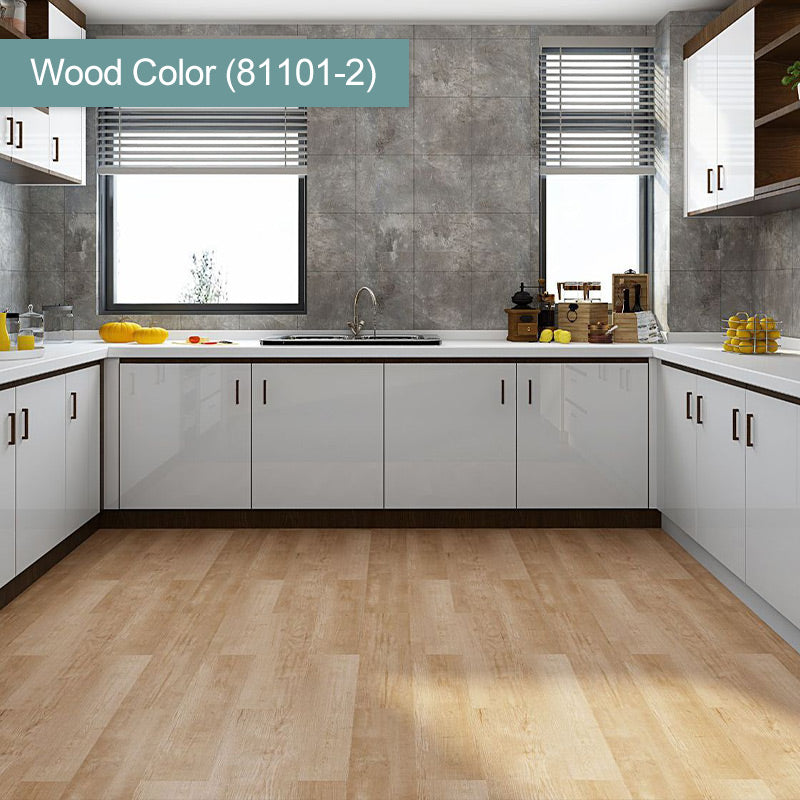 （36 in × 6 in × 1/8 in）🏠 Wood Grain Peel and Stick Floor Tiles ， Self-Adhesive, Waterproof & Easy DIY Installation 🌿