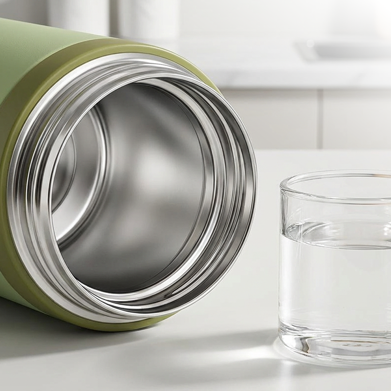 🏆Flash Sale 57% OFF⚡5K+ SOLD! 💥Stainless Steel Vacuum Insulated Bottle with Lidded Cup
