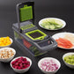 ✨Multifunction vegetable slicer – stainless steel blades, easy to clean, multiple cooking modes🥗