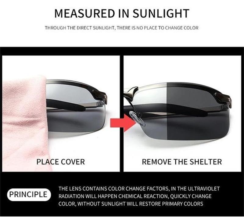 2026 Photochromic Sunglasses with Anti-Reflective Polarized Lenses (50% Off) 😎