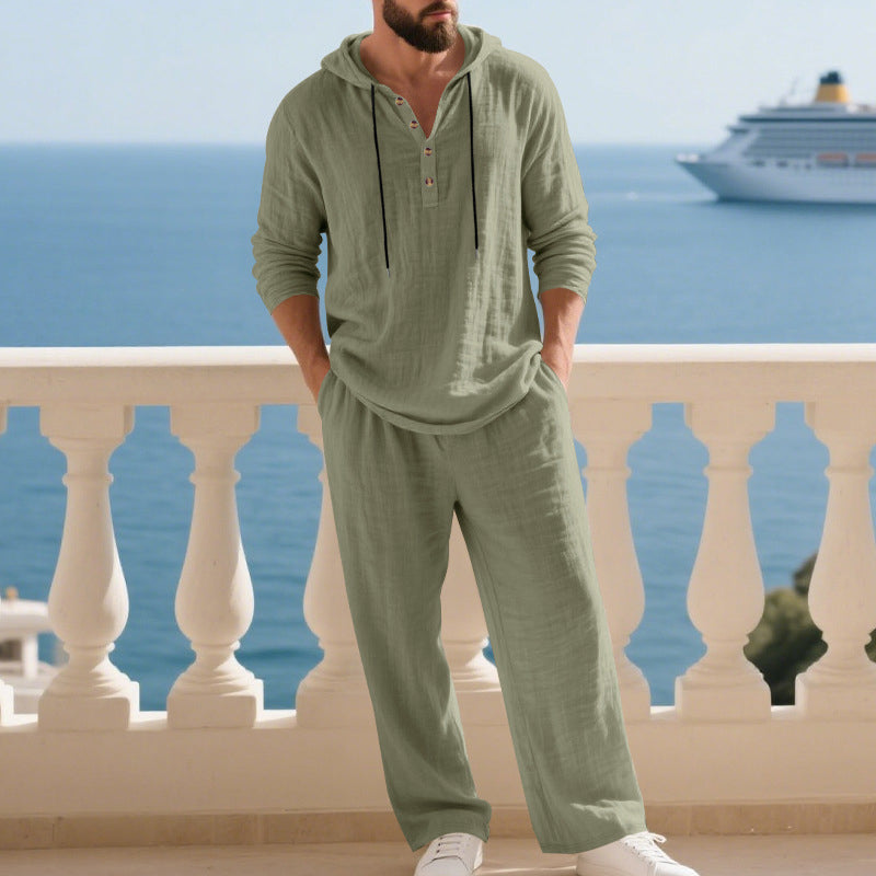 🔈🔈LIMITED TIME OFFER - 50% OFF🔥2-piece set for men: loose-fitting hoodie and pants