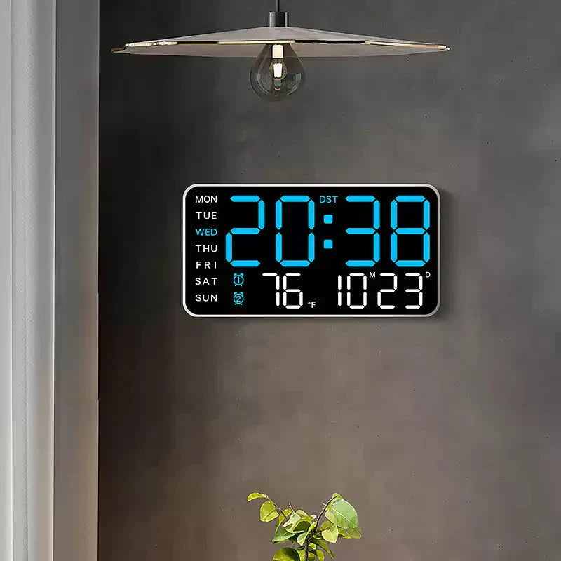 📢📢50% OFF!! ⏰Multifunctional decorative LED digital wall clock, the limitless digital clock for the modern Norwegian home