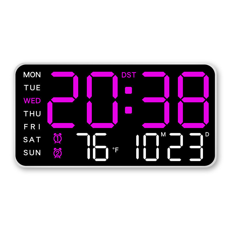 📢📢50% OFF!! ⏰Multifunctional decorative LED digital wall clock, the limitless digital clock for the modern Norwegian home