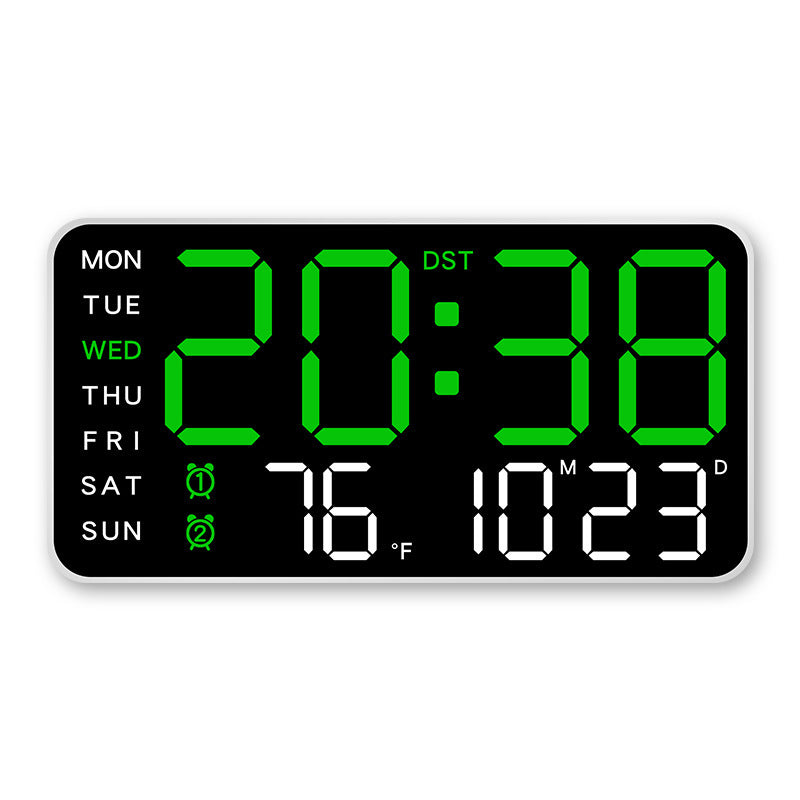 📢📢50% OFF!! ⏰Multifunctional decorative LED digital wall clock, the limitless digital clock for the modern Norwegian home