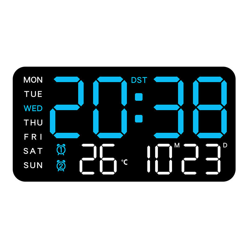 📢📢50% OFF!! ⏰Multifunctional decorative LED digital wall clock, the limitless digital clock for the modern Norwegian home