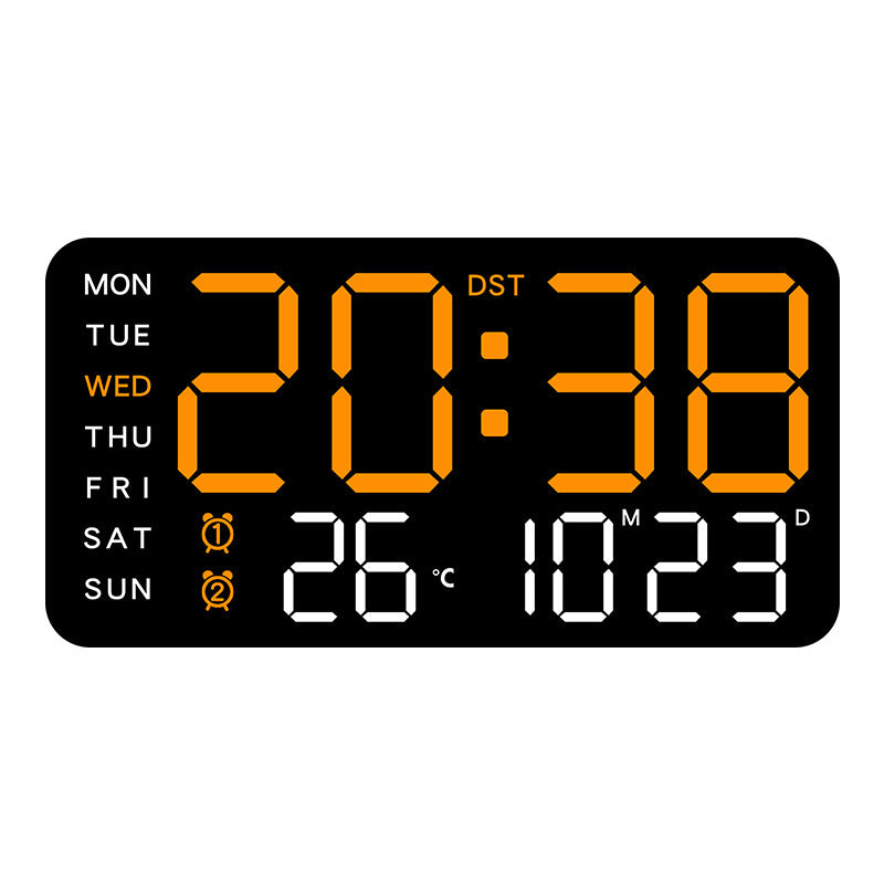 📢📢50% OFF!! ⏰Multifunctional decorative LED digital wall clock, the limitless digital clock for the modern Norwegian home