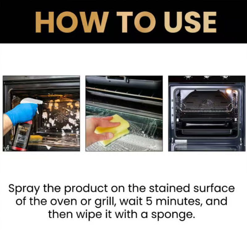 🎉New Year's Gift 50% OFF!🧼Powerful Oven & Grill Cleaning Spray: Effortlessly Remove Grease & Food Residue – No Scrubbing Required!