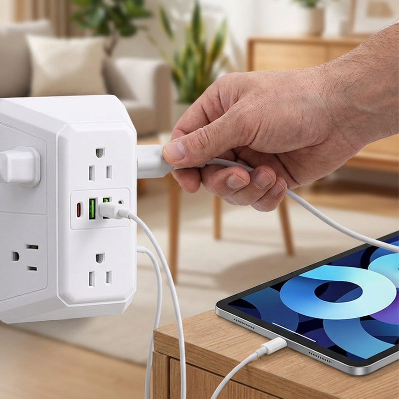 Multi-Plug Wall Outlet Extender