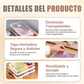 Contenedor de Alimentos Reutilizable con Divisiones