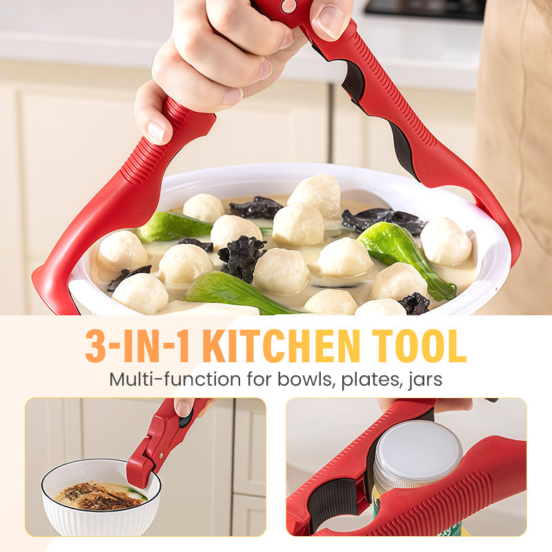 🌟Buy more Save more🌟3-in-1 Silicone Bowl and Plate Clamp