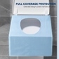 Disposable Waterproof Toilet Seat Covers Pack – Hygienic, Comfortable & Perfect for Travel & Public Restrooms 🧳
