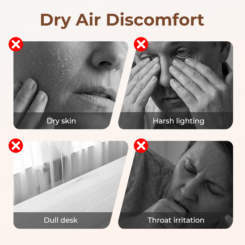 🌸 Customize Your Mist & Mood 💐 Flower Humidifier with Dual Spray Modes & 7-Color Night Light 💦