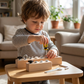 Wooden Montessori board with screwdriver