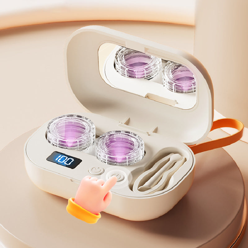 Ultrasonic Contact Lens Cleaner with Timer