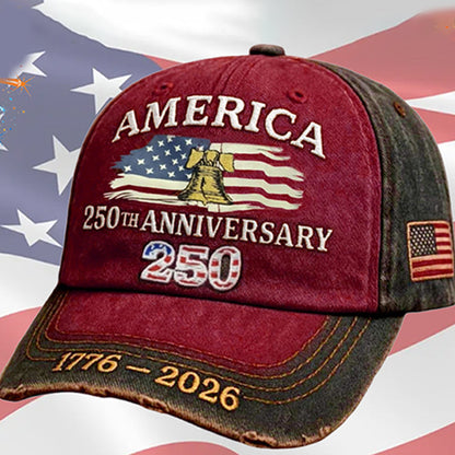 📢📢60%  OFF !! ⏰USA 250th Anniversary Baseball Cap