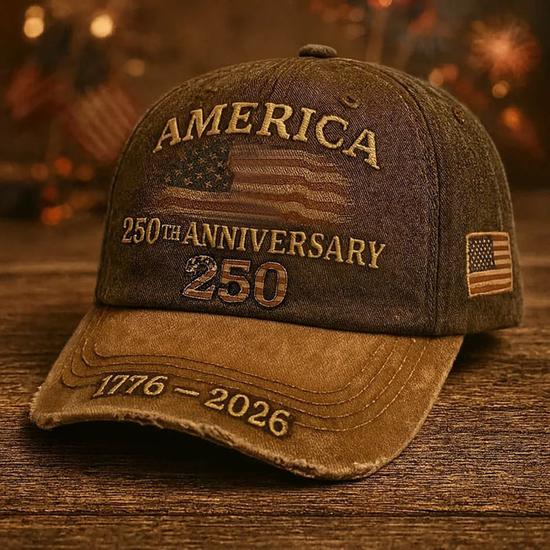 📢📢60%  OFF !! ⏰USA 250th Anniversary Baseball Cap