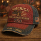 📢📢60%  OFF !! ⏰USA 250th Anniversary Baseball Cap