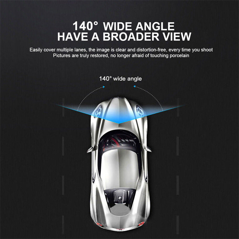 Record Every Angle Instantly! No-Blind Triple-Cam HD Dashcam
