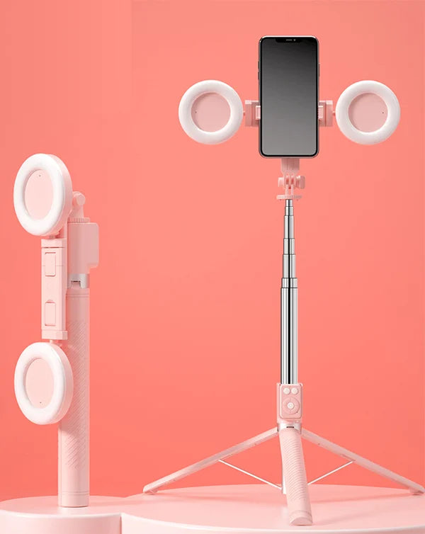 New 6-in-1 Bluetooth Selfie Stick