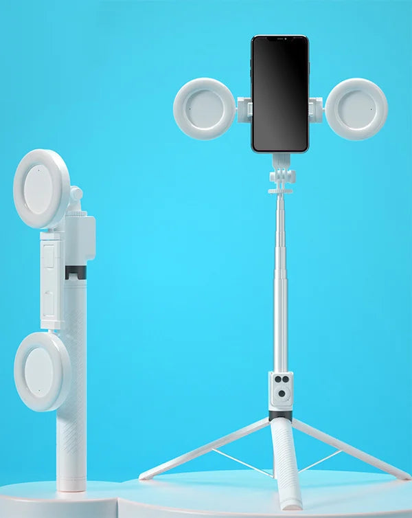 New 6-in-1 Bluetooth Selfie Stick